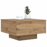 Tavolino da salotto Rovere artigianale 55 x 55 x 31 cm