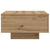 Tavolino da salotto Rovere artigianale 55 x 55 x 31 cm