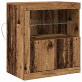 Madia LED Marrone 60,5 x 37 x 67 cm Legno truciolato