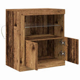 Madia LED Marrone 60,5 x 37 x 67 cm Legno truciolato