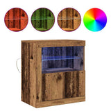 Madia LED Marrone 60,5 x 37 x 67 cm Legno truciolato