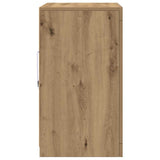Madia LED 41 x 37 x 67 cm Legno truciolato Rovere artigianale