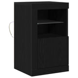 Madia LED Rovere Nero 41 x 37 x 67 cm Legno truciolato