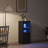 Madia LED Nero 41 x 37 x 100 cm Legno truciolato