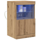Madia LED Rovere artigianale 41 x 37 x 67 cm Legno truciolato