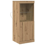 Madia LED Rovere artigianale 41 x 37 x 100 cm Legno truciolato