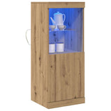 Madia LED Rovere artigianale 41 x 37 x 100 cm Legno truciolato