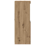 Madia LED Rovere artigianale 41 x 37 x 100 cm Legno truciolato