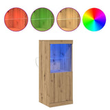 Madia LED Rovere artigianale 41 x 37 x 100 cm Legno truciolato