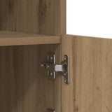 Madia LED Rovere artigianale 41 x 37 x 67 cm Legno truciolato