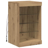 Madia LED Rovere artigianale 41 x 37 x 67 cm Legno truciolato