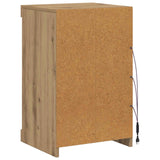 Madia LED Rovere artigianale 41 x 37 x 67 cm Legno truciolato