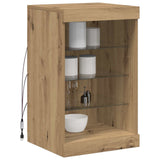 Madia LED Rovere artigianale 41 x 37 x 67 cm Legno truciolato