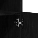 Madia LED Rovere Nero 41 x 37 x 67 cm Legno truciolato