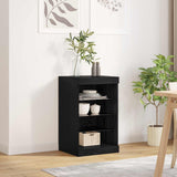 Madia LED Rovere Nero 41 x 37 x 67 cm Legno truciolato