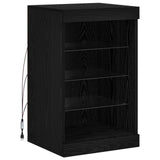 Madia LED Rovere Nero 41 x 37 x 67 cm Legno truciolato