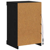 Madia LED Rovere Nero 41 x 37 x 67 cm Legno truciolato