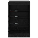 Madia LED Rovere Nero 41 x 37 x 67 cm Legno truciolato