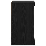 Madia LED Rovere Nero 41 x 37 x 67 cm Legno truciolato