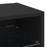 Armadio da letto a muro LED Nero 30 x 28,5 x 30 cm