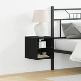 Armadio da letto a muro LED Nero 30 x 28,5 x 30 cm
