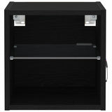 Armadio da letto a muro LED Nero 30 x 28,5 x 30 cm
