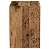 Mensola galleggiante con luce LED Marrone 40 x 28,5 x 40 cm