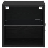 Mensola sospesa 2 pcs Nero 40 x 28,5 x 40 cm Legno truciolato