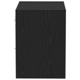 Mensola sospesa 2 pcs Nero 40 x 28,5 x 40 cm Legno truciolato