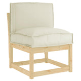 Cuscino Crema 50 x 40 x 12 cm Tessuto Oxford