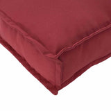Cuscino Rosso Vino 50 x 50 x 12 cm Tessuto Oxford