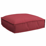 Cuscino Rosso Vino 50 x 50 x 12 cm Tessuto Oxford