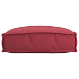 Cuscino Rosso Vino 50 x 50 x 12 cm Tessuto Oxford