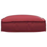 Cuscino Rosso Vino 50 x 50 x 12 cm Tessuto Oxford