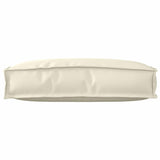 Cuscino per schienale pallet con cuscino Crema 60 x 40 x 12 cm