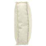 Cuscino per schienale pallet con cuscino Crema 60 x 40 x 12 cm