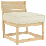 Cuscino per seduta pallet Crema 60 x 60 x 12 cm Tessuto Oxford
