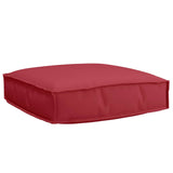 Cuscino Rosso Vino 60 x 60 x 12 cm Tessuto Oxford