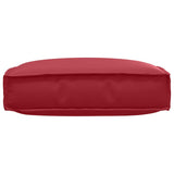 Cuscino per seduta pallet Rosso Vino 60 x 60 x 12 cm