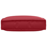 Cuscino Rosso Vino 60 x 60 x 12 cm Tessuto Oxford