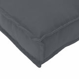Cuscino Antracite 70 x 70 x 12 cm Tessuto Oxford
