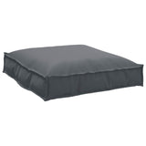 Cuscino Antracite 70 x 70 x 12 cm Tessuto Oxford