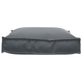 Cuscino Antracite 70 x 70 x 12 cm Tessuto Oxford