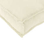 Cuscino per seduta pallet Crema 70 x 70 x 12 cm Tessuto Oxford