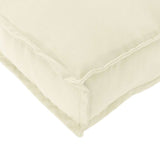 Cuscino per seduta pallet Crema 70 x 70 x 12 cm Tessuto Oxford
