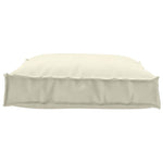 Cuscino per seduta pallet Crema 70 x 70 x 12 cm Tessuto Oxford