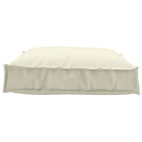 Cuscino per seduta pallet Crema 70 x 70 x 12 cm Tessuto Oxford