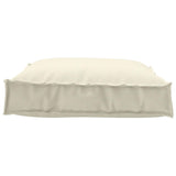 Cuscino Crema 70 x 70 x 12 cm Tessuto Oxford