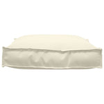 Cuscino per seduta pallet Crema 70 x 70 x 12 cm Tessuto Oxford