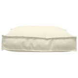 Cuscino per seduta pallet Crema 70 x 70 x 12 cm Tessuto Oxford